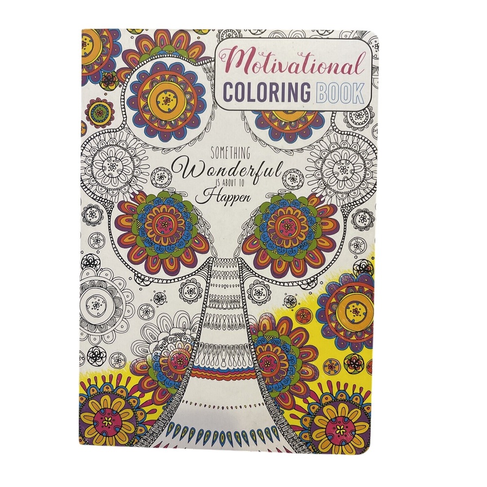 Piccadilly Motivational Coloring‎ Book Floral Mandala Inspirational Quotes